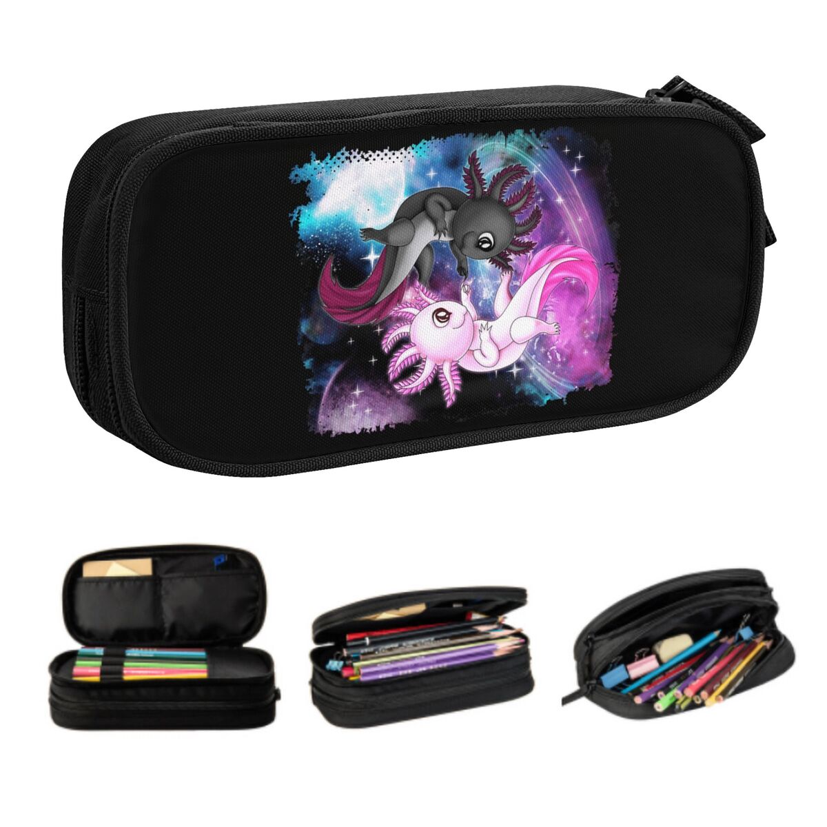 Pet X Supplies & Tack Grooming - Personalizado bonito axolotl yin yang animais