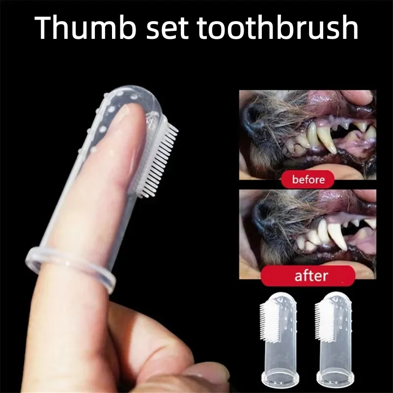 Dog Muzzle Silicone - Escova de dentes de silicone ultra