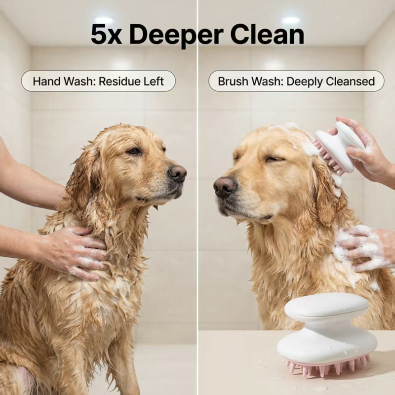 Pet Supplies In Store - Escova de Massagem para Limpeza de