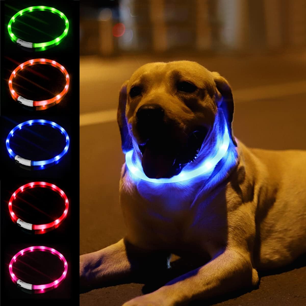 Coleira de cachorro LED de sil - Dog Muzzle Silicone avaliação e preço