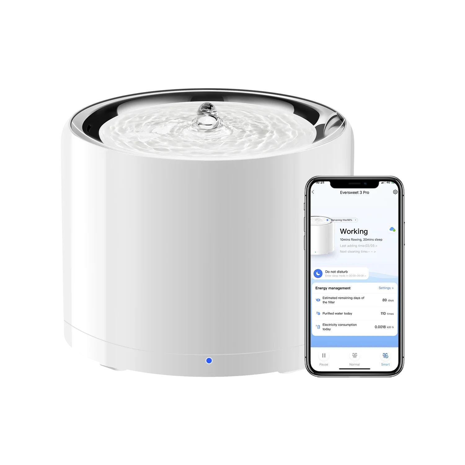 Fonte de água inteligente para - Pet Water Fountain avaliação e preço
