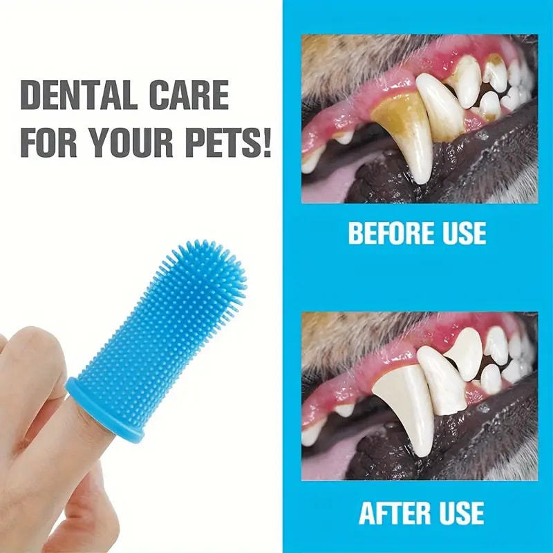 3 pçs limpeza dental dentes do - Dog Muzzle Silicone avaliação e preço