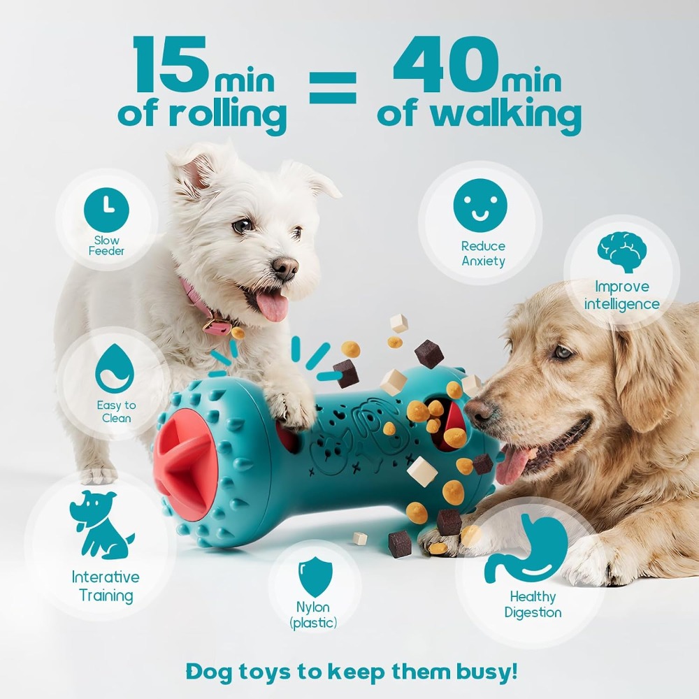 Brinquedos interativos para cã - Dog Treat Puzzle Toy avaliação e preço