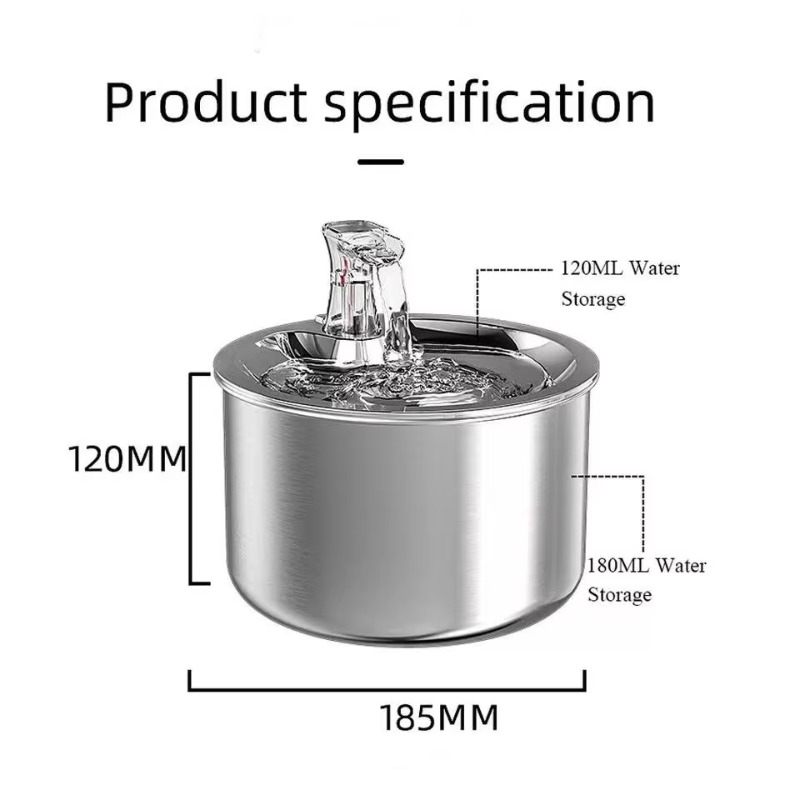 Fonte de Água para Animais de  - Pet Water Fountain avaliação e preço